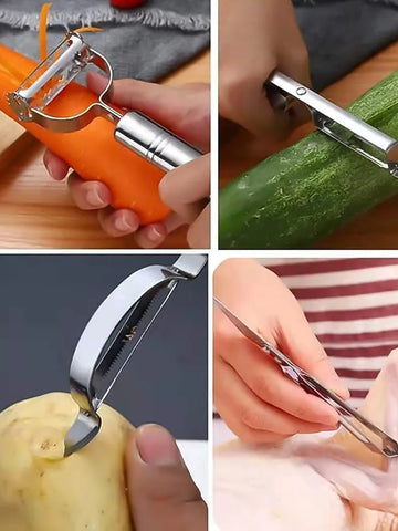 3-in-1 Multi-Peeler & Grater