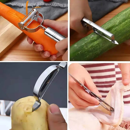 3-in-1 multi-peeler & grater - home kitchen