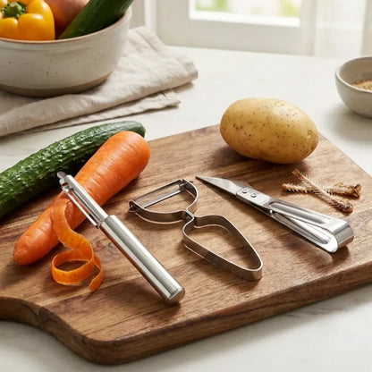 3-in-1 multi-peeler & grater - home kitchen