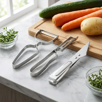 3-in-1 multi-peeler & grater - home kitchen