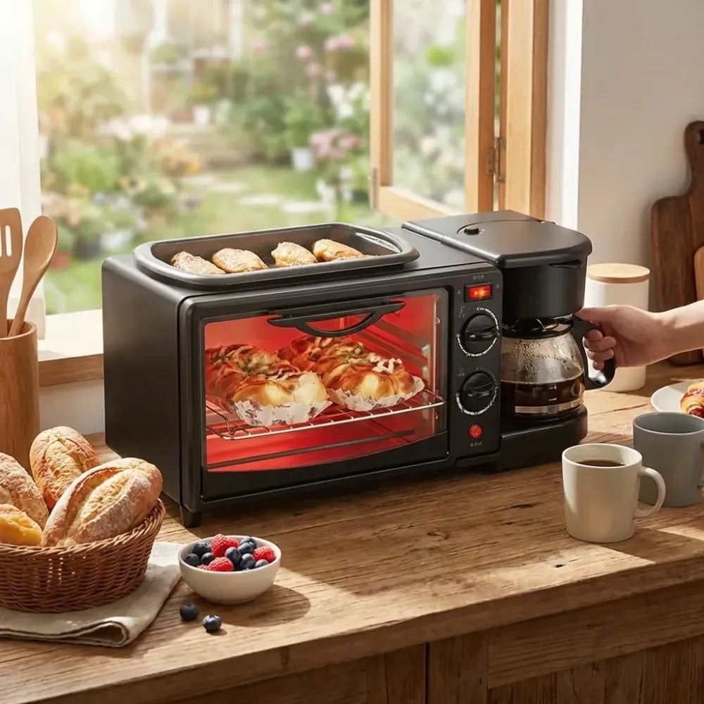 3-in-1 portable breakfast maker - home & kitchen
