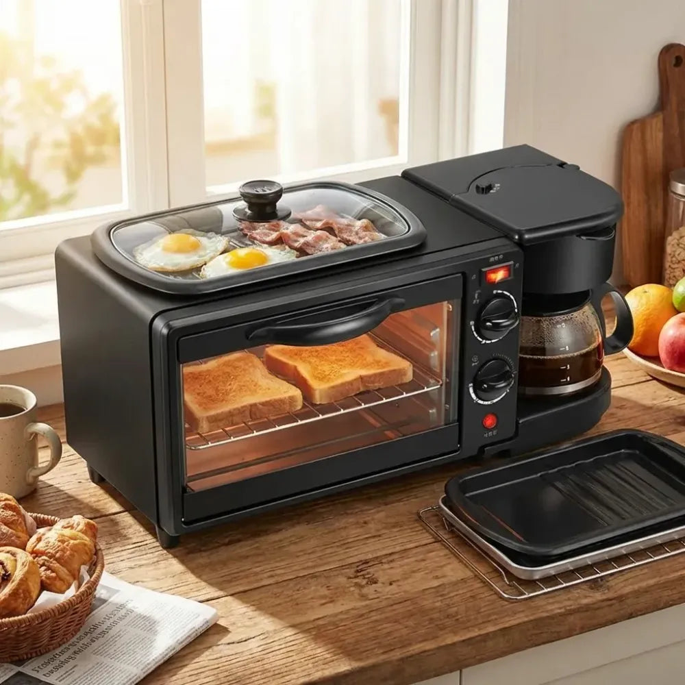 3-in-1 portable breakfast maker - home & kitchen