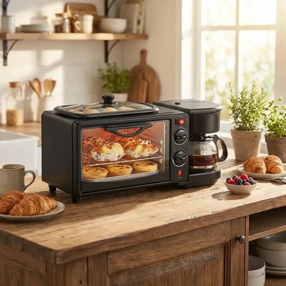 3-in-1 portable breakfast maker - home & kitchen