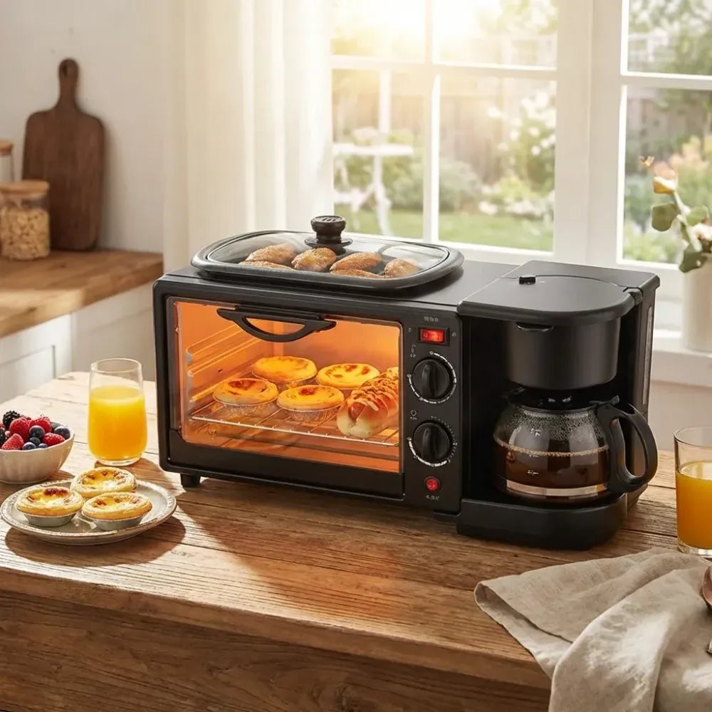 3-in-1 portable breakfast maker - home & kitchen