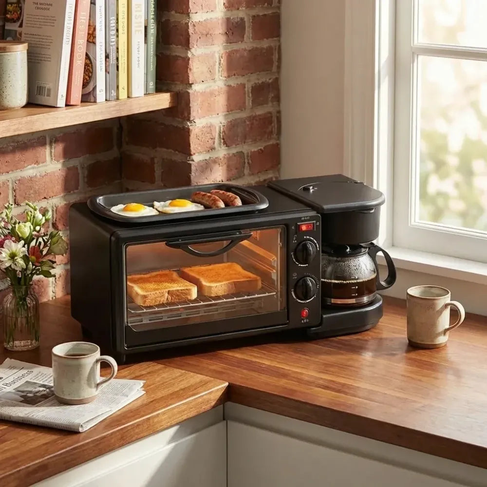 3-in-1 portable breakfast maker - home & kitchen