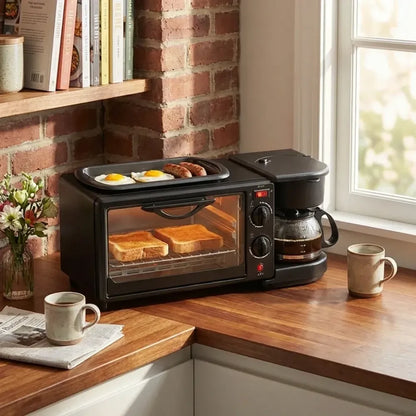 3-in-1 portable breakfast maker - home & kitchen