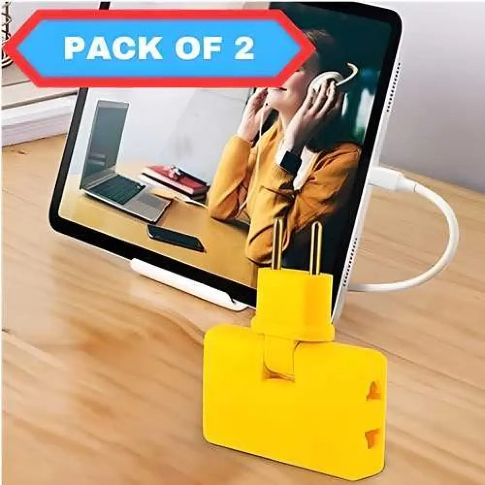 3-in-1 rotating eu plug