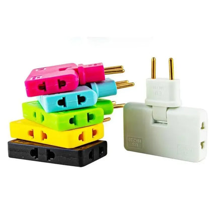 3-in-1 rotating eu plug