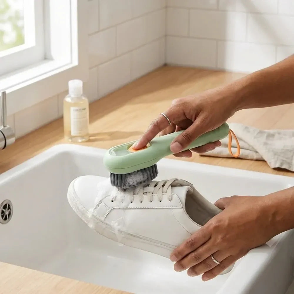 3-in-1 shoe care brush