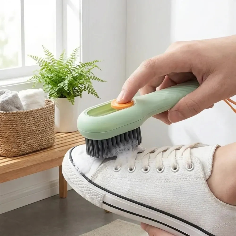 3-in-1 shoe care brush