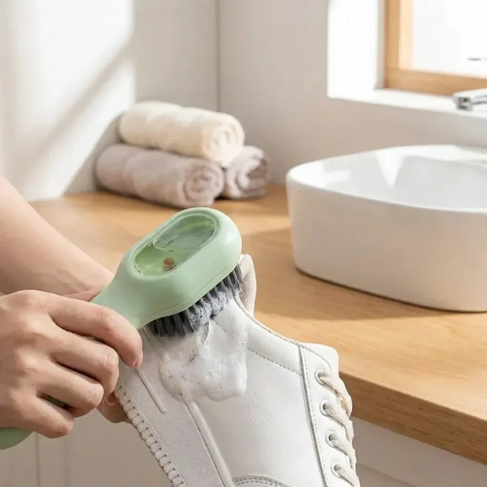 3-in-1 shoe care brush
