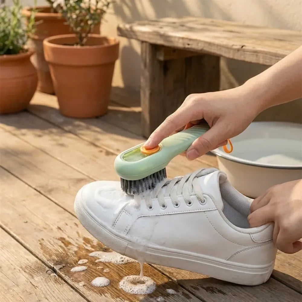 3-in-1 shoe care brush