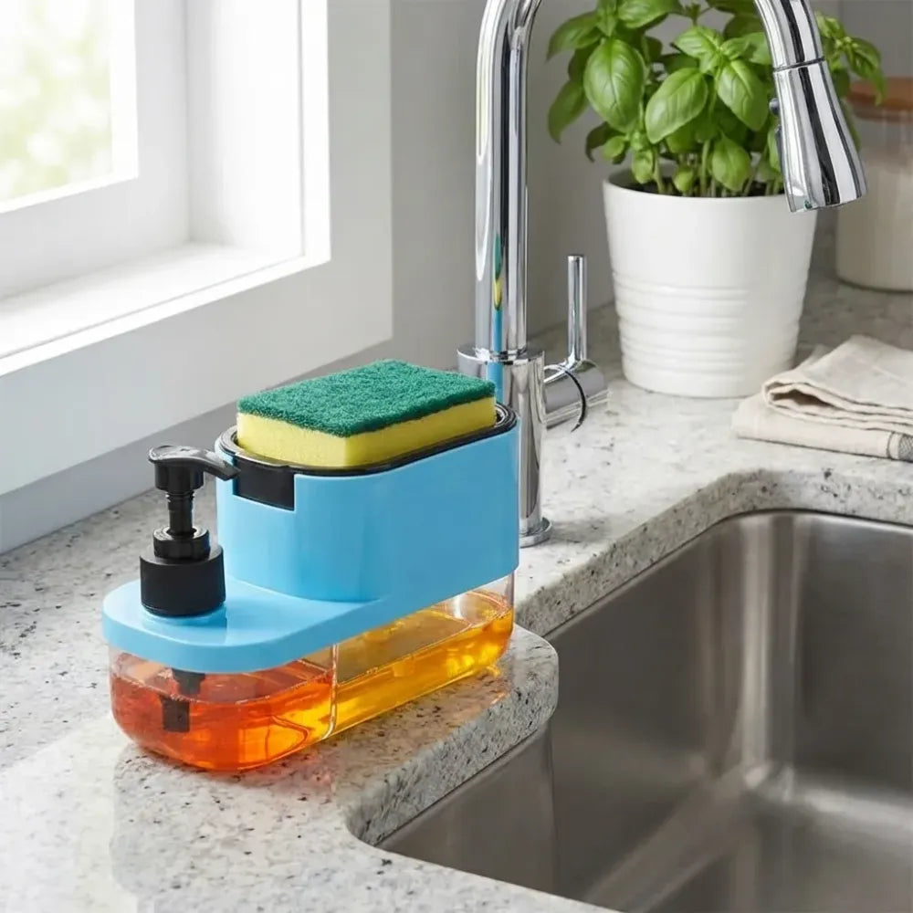 3-in-1 soap dispenser organizer - home & kitchen