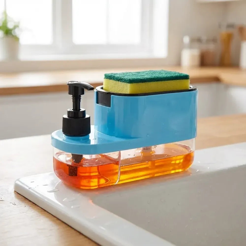 3-in-1 soap dispenser organizer - home & kitchen