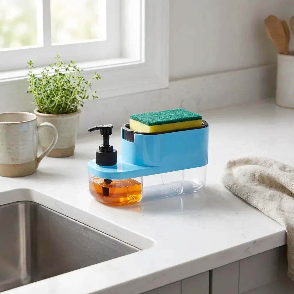3-in-1 soap dispenser organizer - home & kitchen