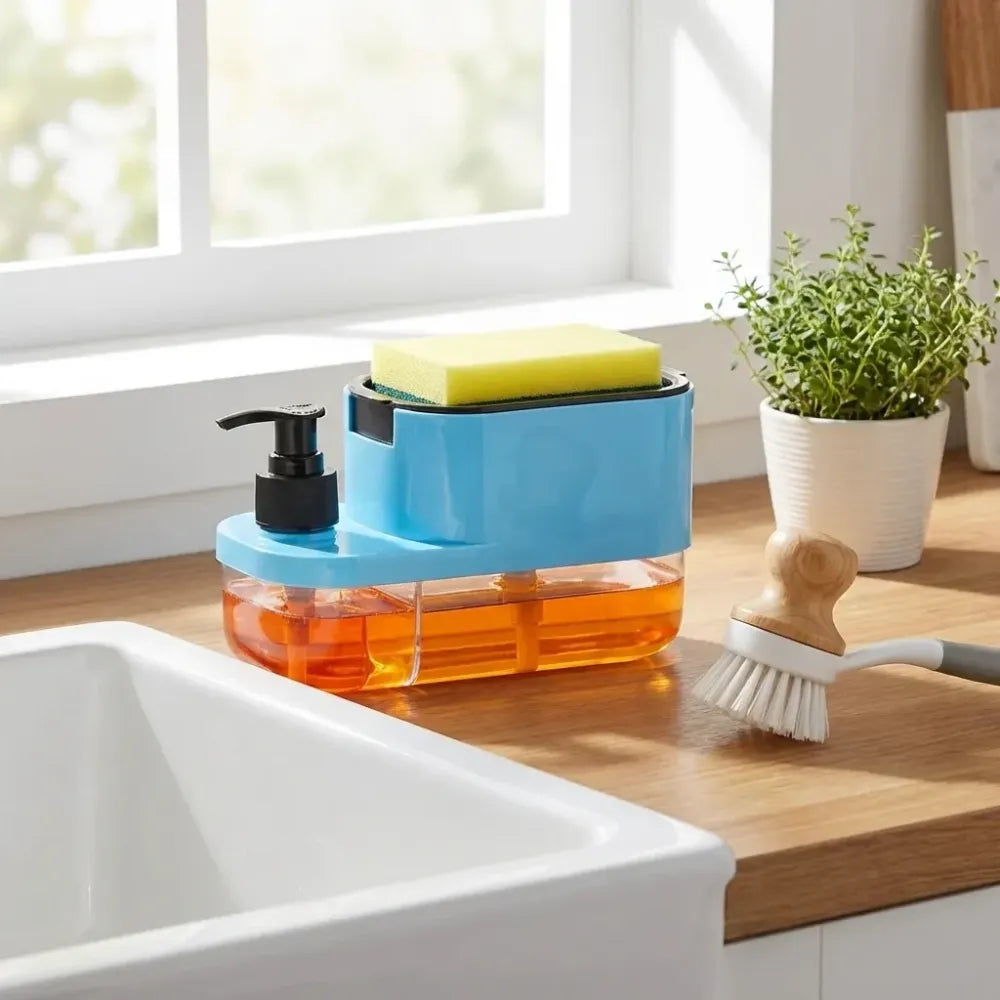 3-in-1 soap dispenser organizer - home & kitchen