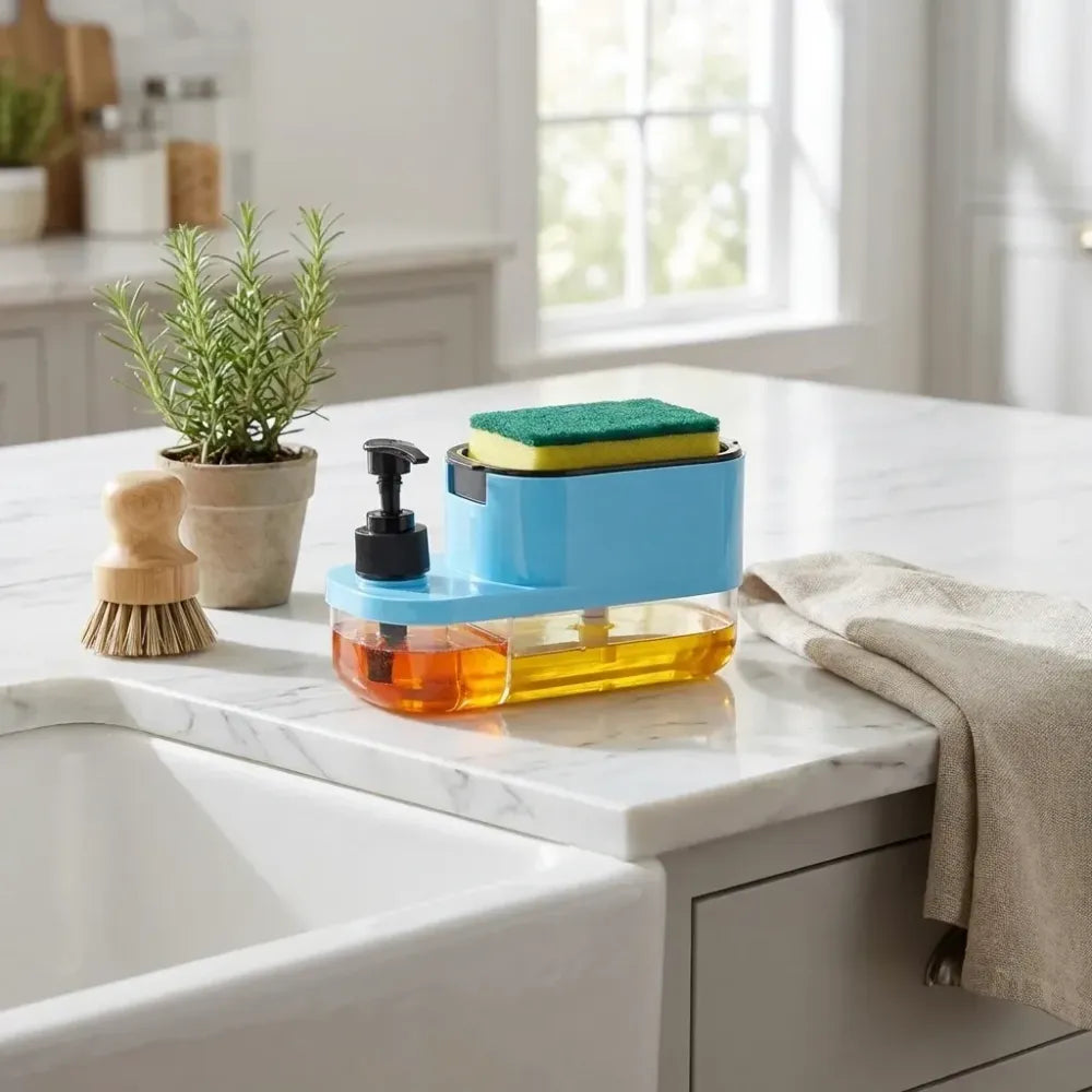 3-in-1 soap dispenser organizer - home & kitchen
