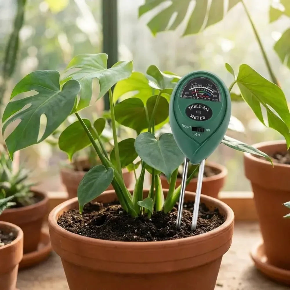 3-in-1 soil tester kit - garden