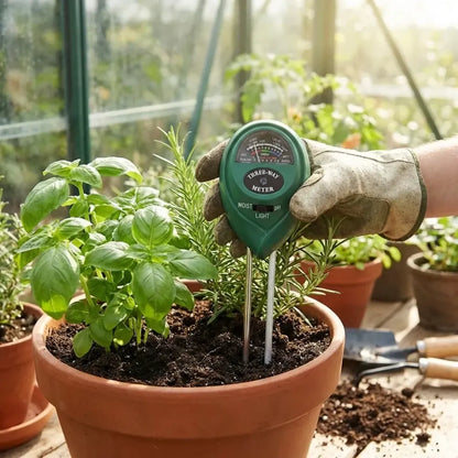 3-in-1 soil tester kit - garden