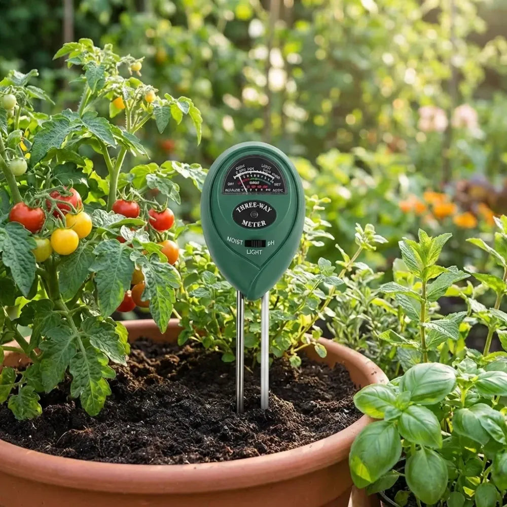 3-in-1 soil tester kit - garden