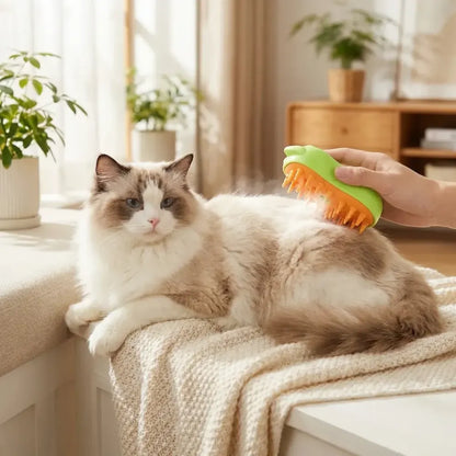 3-in-1 steam cat brush - home improvement