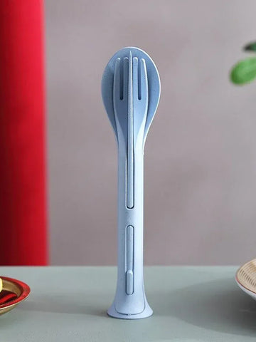 3-in-1 Travel Cutlery Set