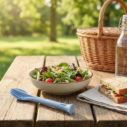 3-in-1 travel cutlery set - kitchen tool