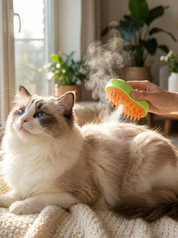 3-in-1 Steam Cat Brush