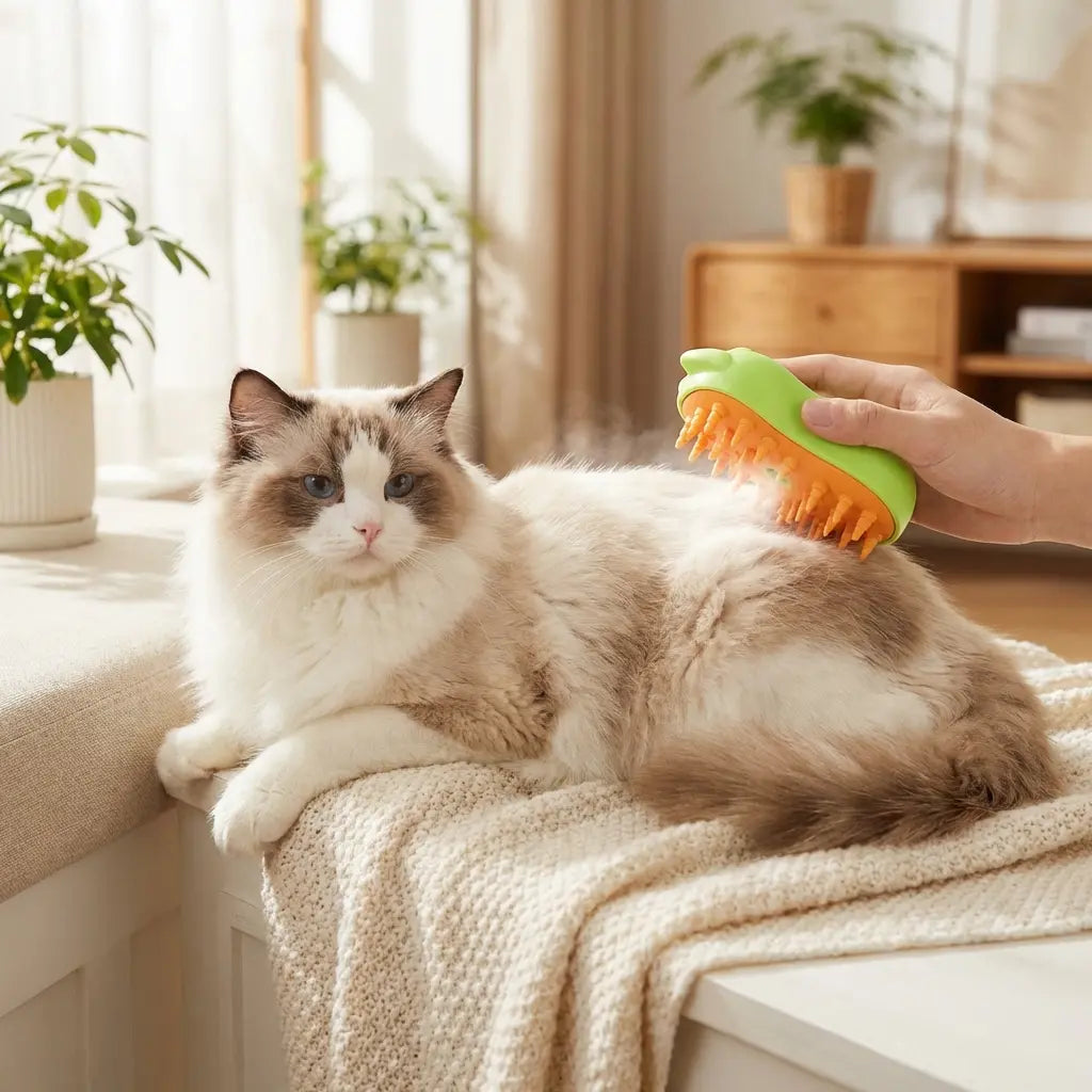 3-in-1 Steam Cat Brush