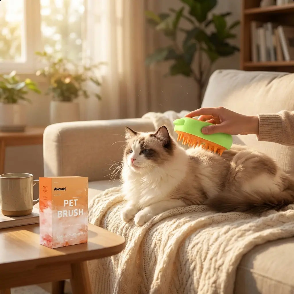 3-in-1 Steam Cat Brush