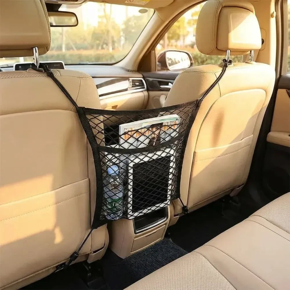 3-layer car mesh organizer