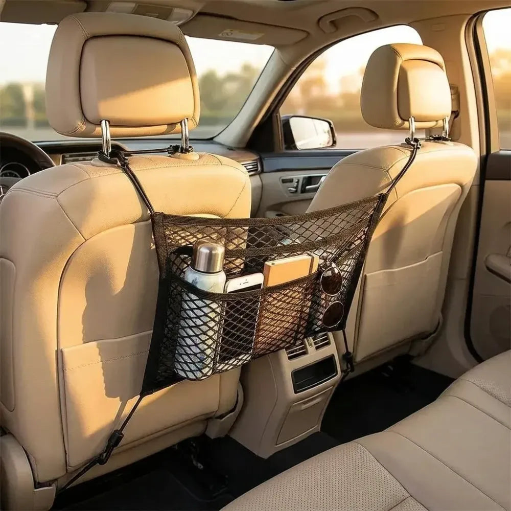 3-layer car mesh organizer