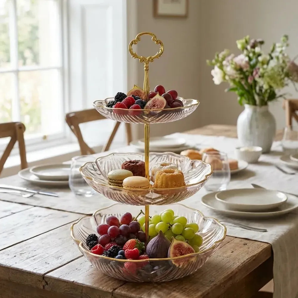 3-layer snack rack stand - home & kitchen