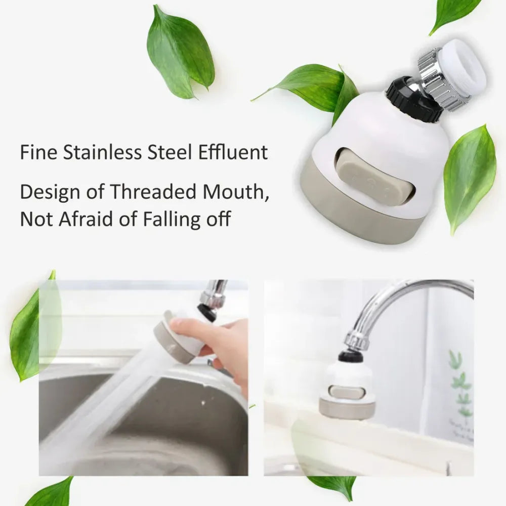 3-mode water saving faucet nozzle