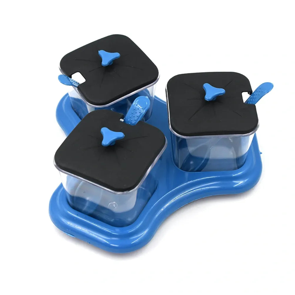 3 pc stainless steel dining set - home & kitchen