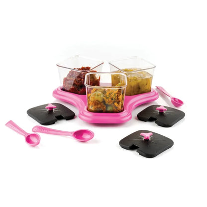 3 pc stainless steel dining set - home & kitchen