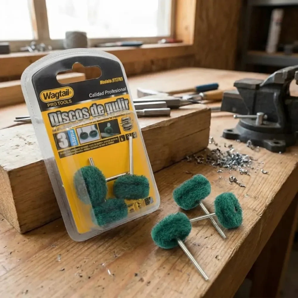 3-piece polishing wheel set - home improvement