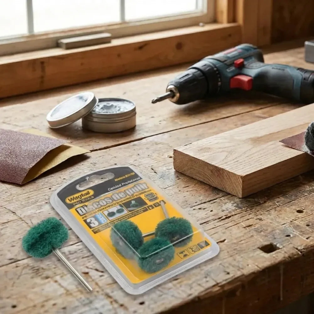 3-piece polishing wheel set - home improvement