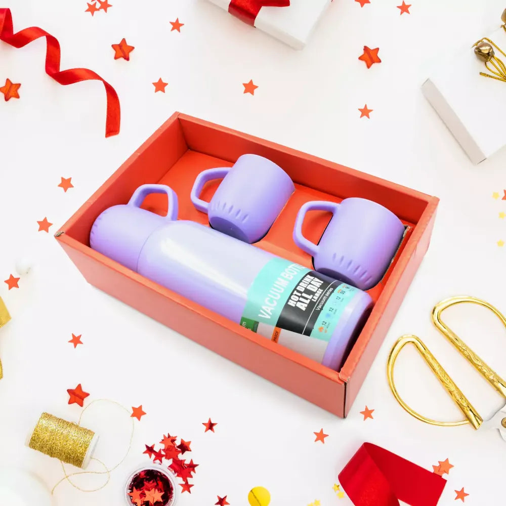 3-piece vacuum flask set
