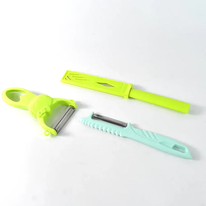 3-piece vegetable peeler set - home & kitchen