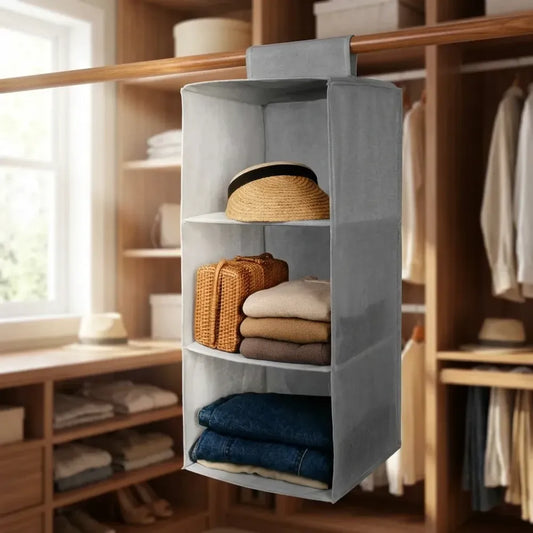 3-shelf hanging organizer - home essentials