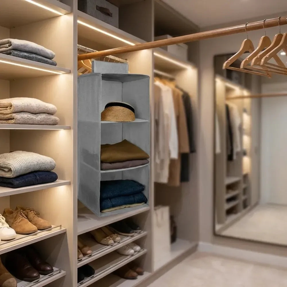 3-shelf hanging organizer - home essentials