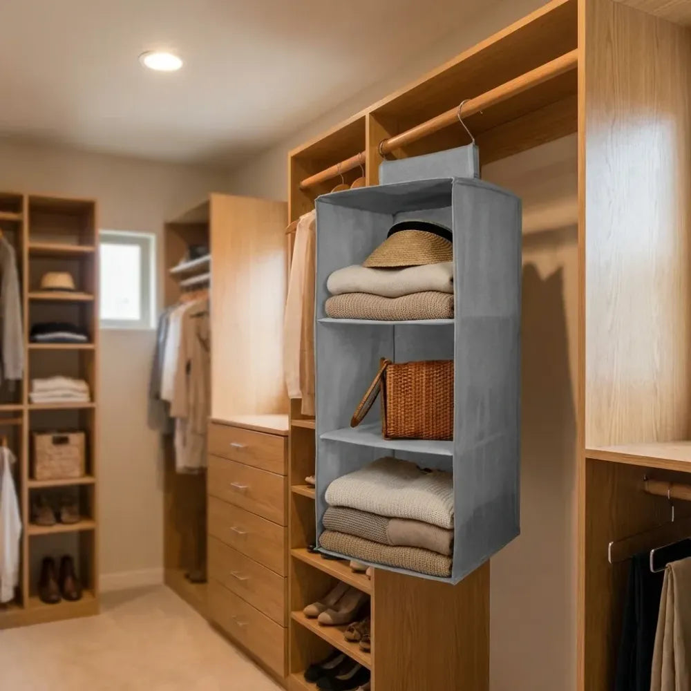 3-shelf hanging organizer - home essentials