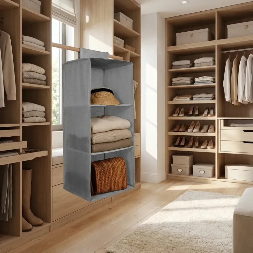 3-shelf hanging organizer - home essentials