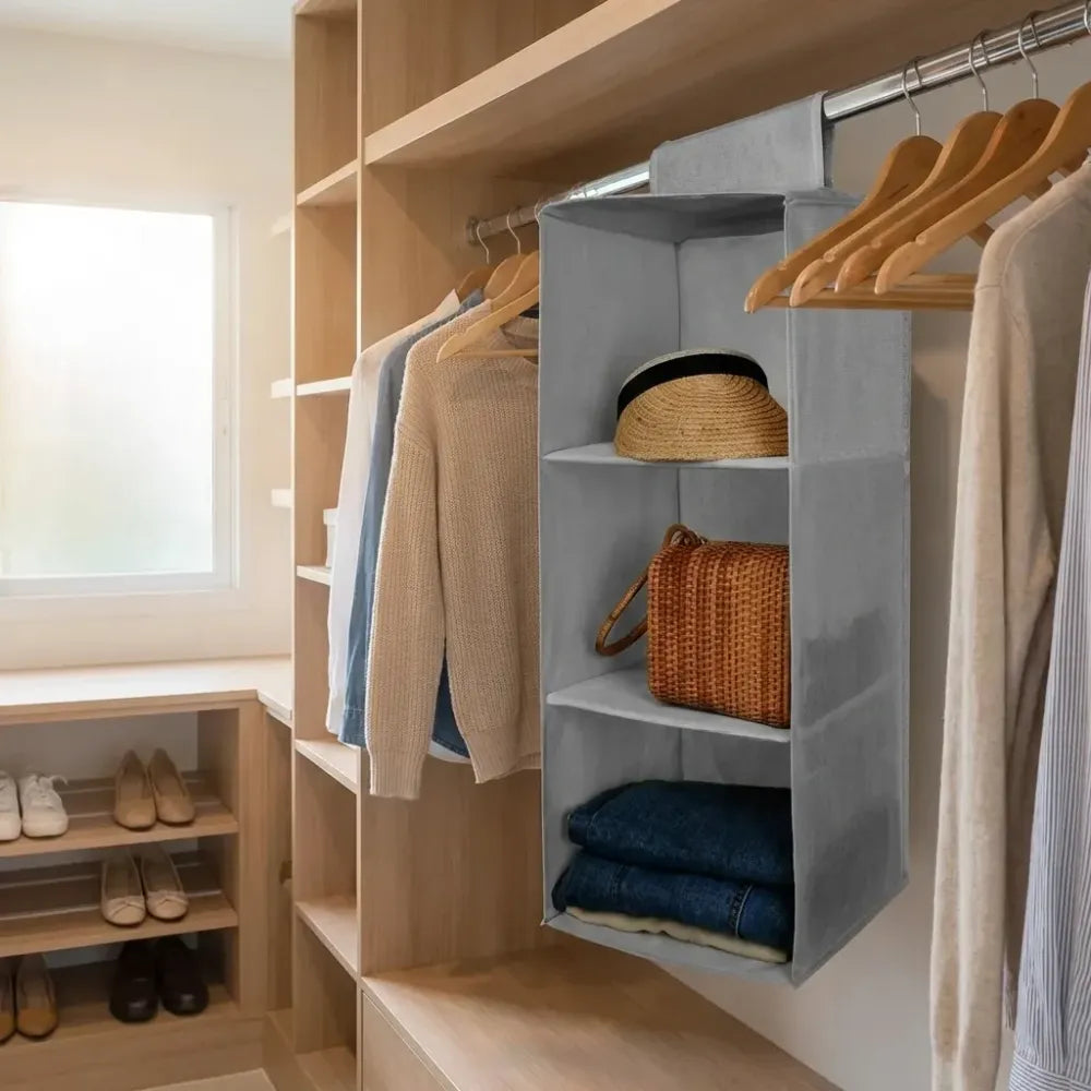 3-shelf hanging organizer - home essentials