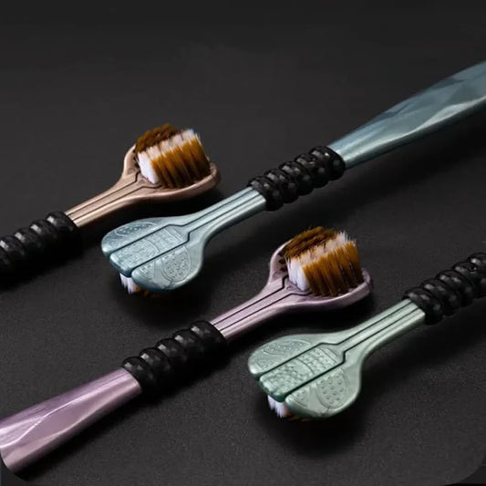 3 sided tooth brush – pack of 2