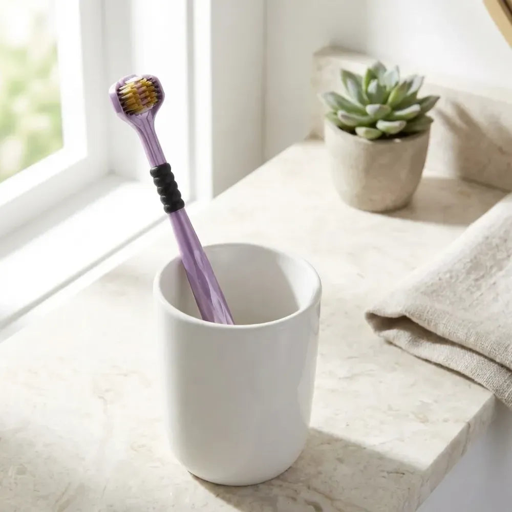 3 sided tooth brush – pack of 2
