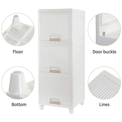 3-tier foldable storage drawers - home & kitchen