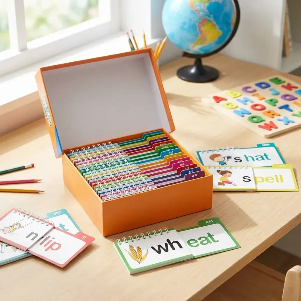 30 rhyming words learning flipbook
