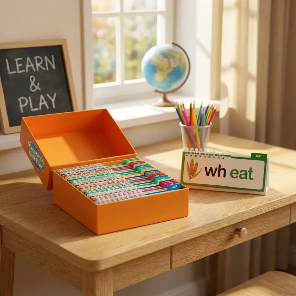 30 rhyming words learning flipbook